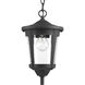 East Haven 1 Light 7.5 inch Textured Black Outdoor Hanging Lantern