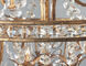 Palais 3 Light 22 inch Imperial Gold Chandelier Ceiling Light