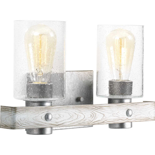 Gulliver 2 Light 16 inch Galvanized Bath Vanity Wall Light