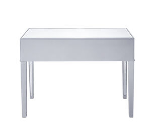 Reflexion 42 inch Antique Hand Painted Silver Desk