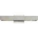 Boundary 2 Light 24 inch Brushed Nickel Wall Bracket Wall Light, Design Series