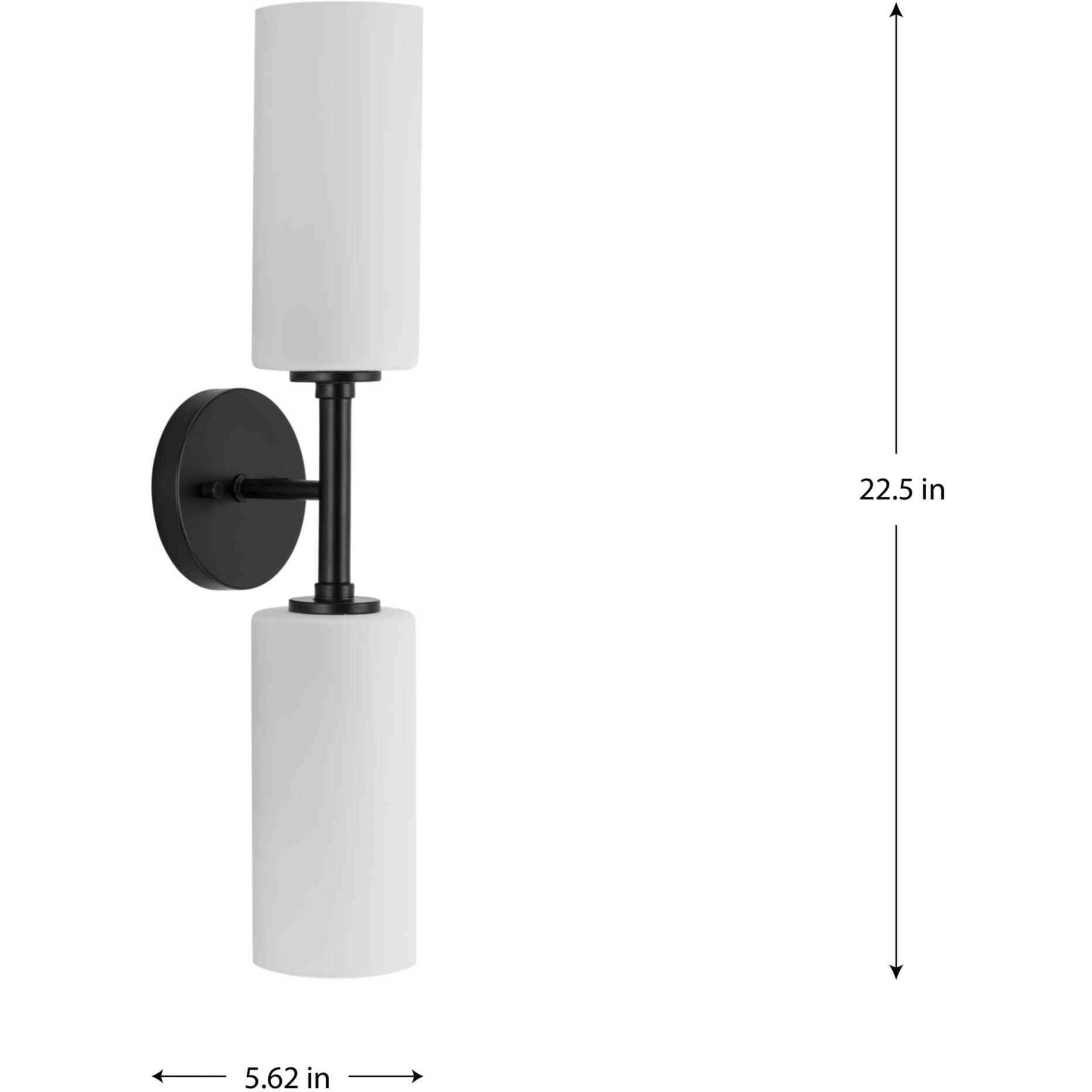 Cofield 2 Light 5.62 inch Matte Black Wall Bracket Wall Light