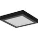 Everlume LED 7 inch White Edgelit Square Flush Mount Ceiling Light, Progress LED