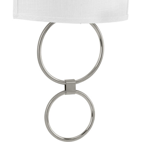 LED Shaded Sconce LED 14 inch Brushed Nickel ADA Wall Sconce Wall Light, Progress LED