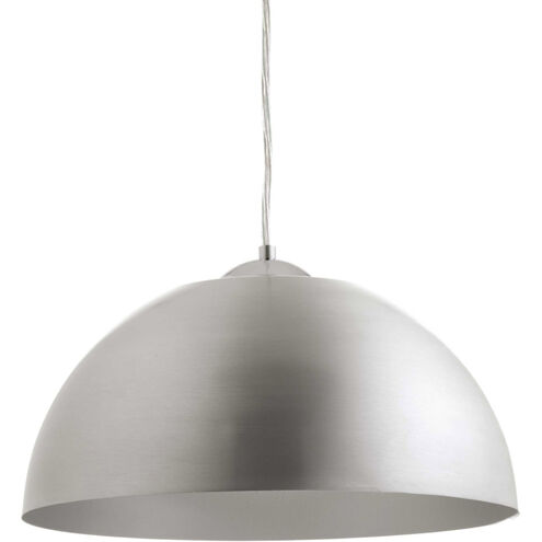 Dome LED LED 16 inch Satin Aluminum Pendant Ceiling Light, Progress LED