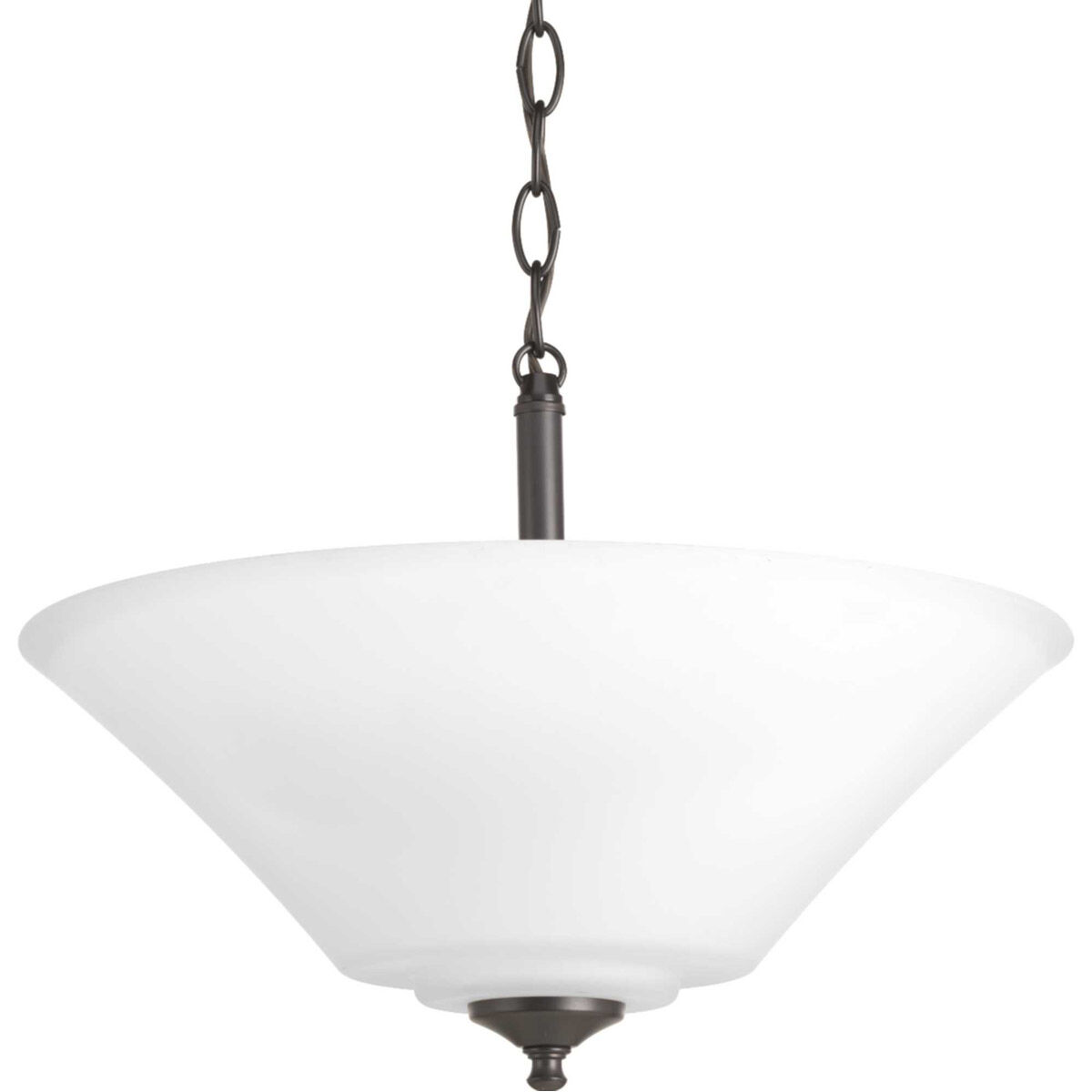 Joy 3 Light 16.63 inch Antique Bronze Semi-Flush Mount Convertible Ceiling Light