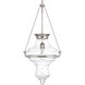 Cazbah 1 Light 14.38 inch Brushed Nickel Pendant Ceiling Light, Design Series