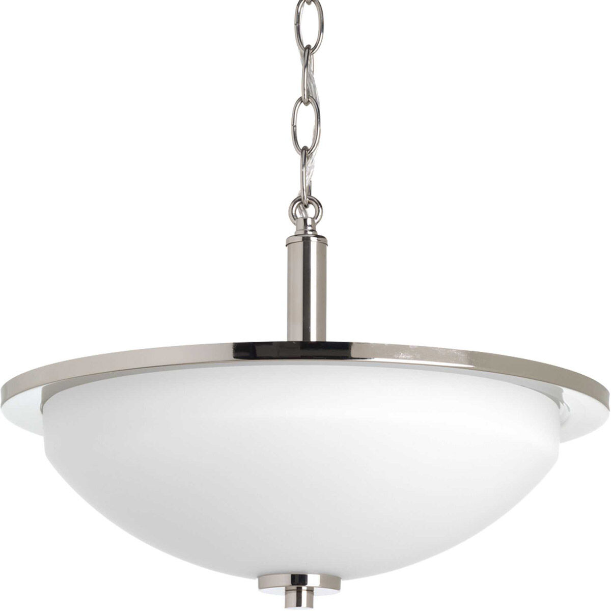 Replay 2 Light 15 inch Polished Nickel Semi-Flush Mount Ceiling Light