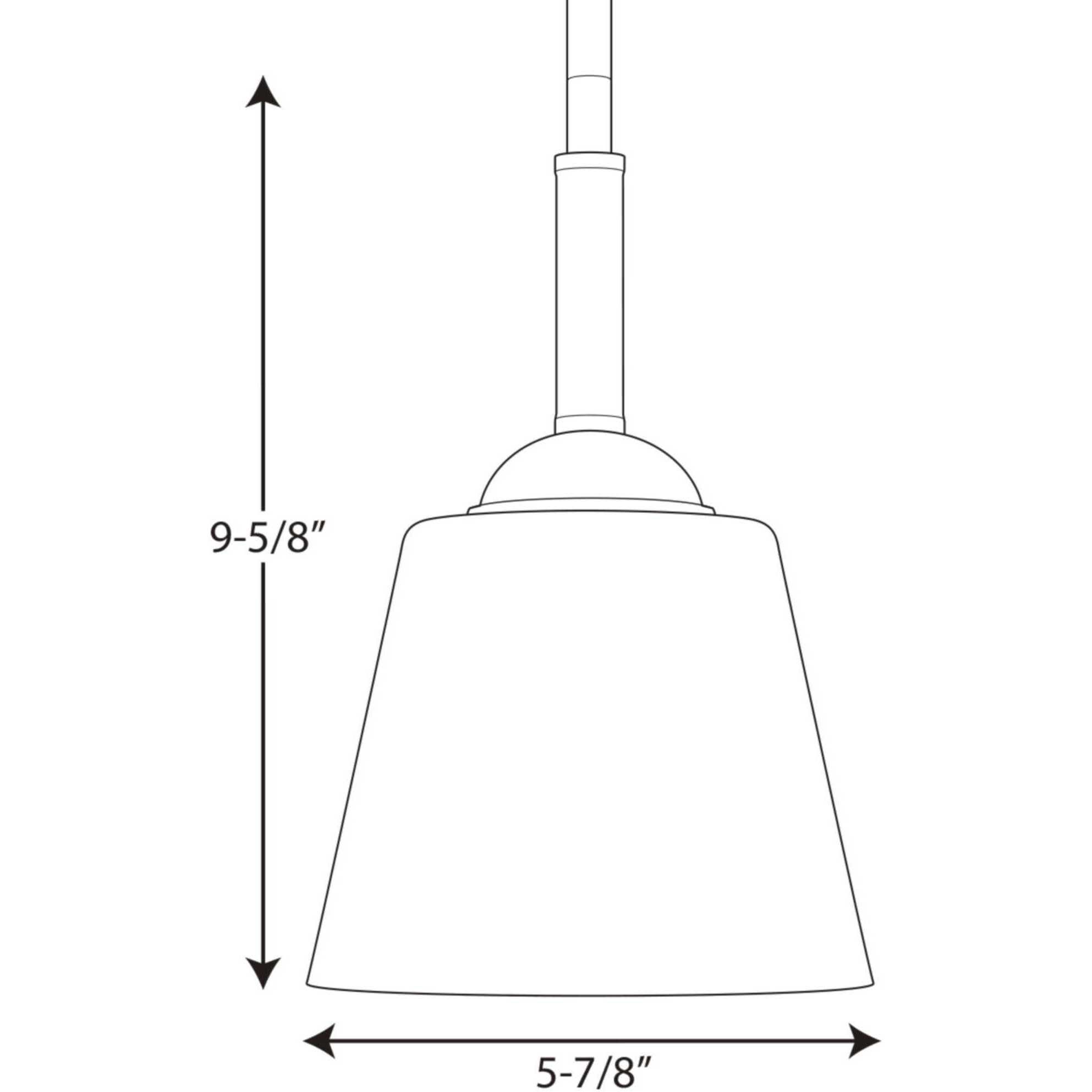Arden 1 Light 5.88 inch Brushed Nickel Mini-Pendant Ceiling Light