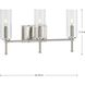Elara 3 Light 22 inch Brushed Nickel Bath Vanity Wall Light