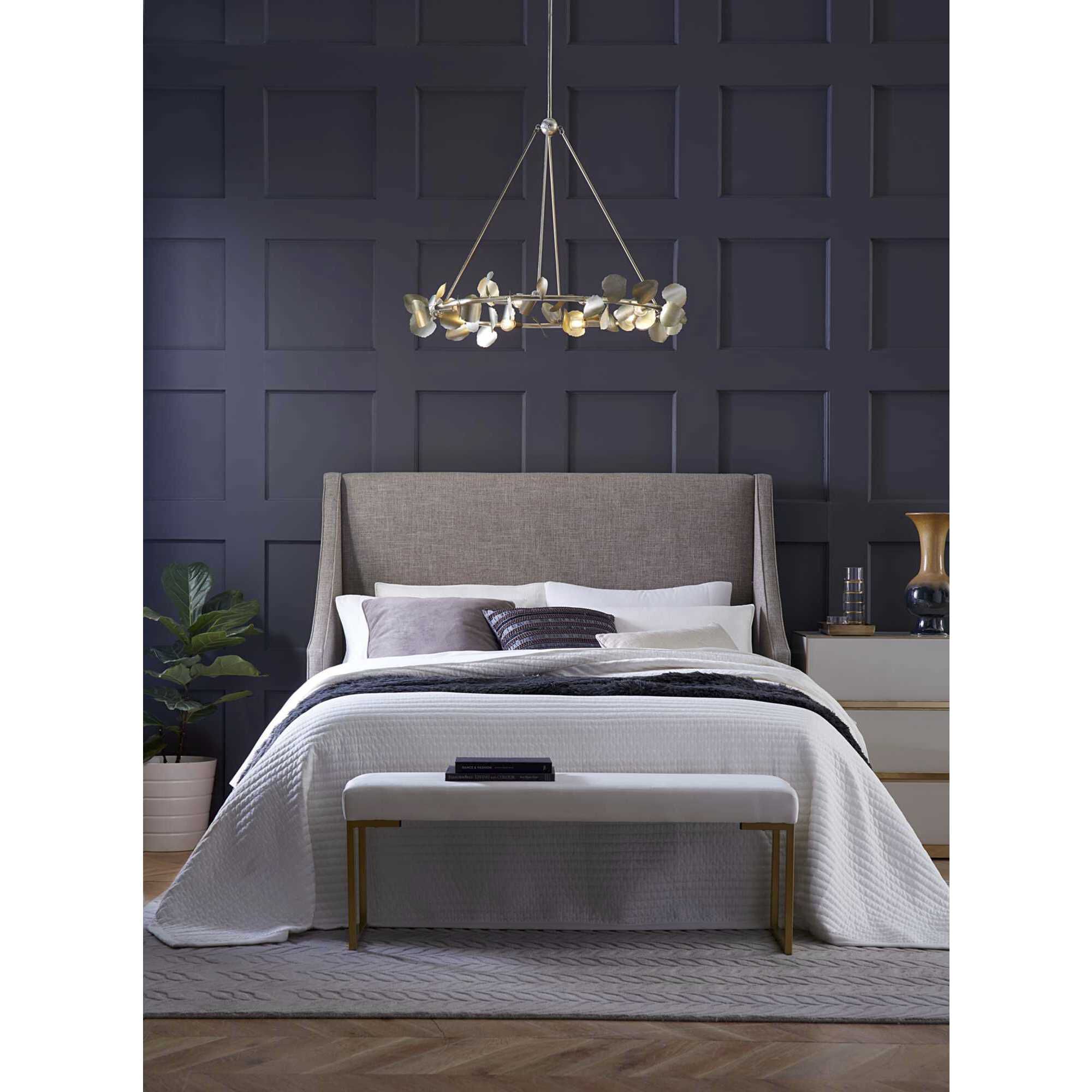 Laurel 8 Light 38 inch Gilded Silver Chandelier Ceiling Light, Design Series