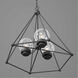 Spatial 3 Light 23.75 inch Matte Black Chandelier Ceiling Light, Design Series