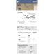 Huff 96 inch Brushed Nickel Ceiling Fan