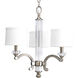 Roxbury 3 Light 20 inch Classic Silver Chandelier Ceiling Light