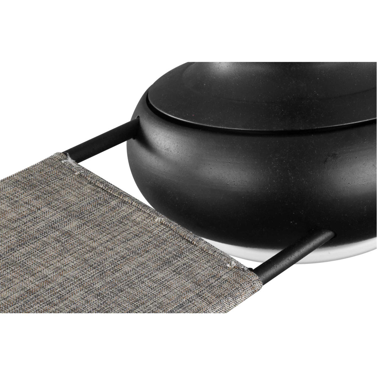 Edisto 54 inch Forged Black with Charcoal Blades Indoor/Outdoor Ceiling Fan, Progress LED