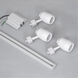 LED Track Kit 3 Light 120V White Track Kit Ceiling Light