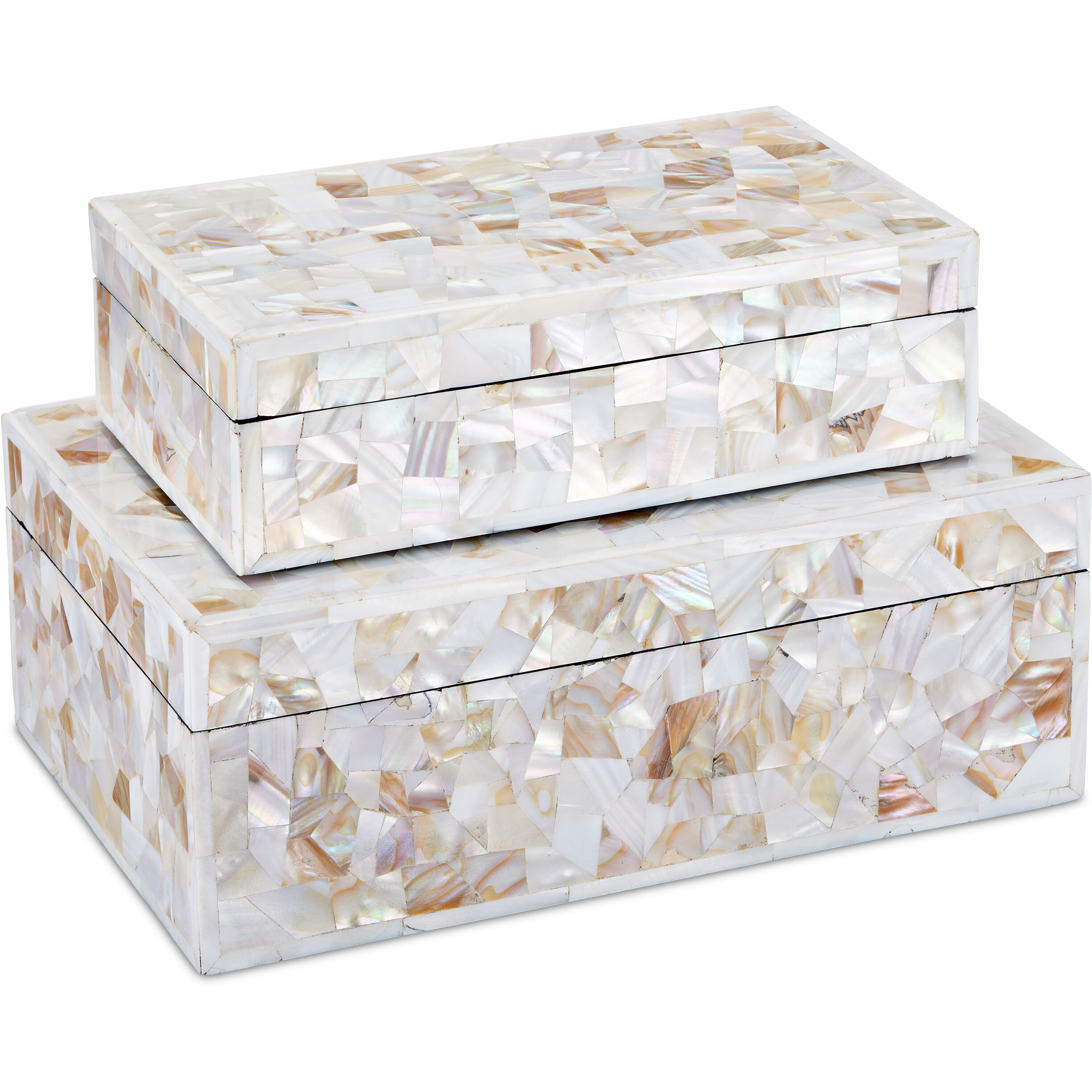 Uma 12 inch Natural Boxes, Set of 2