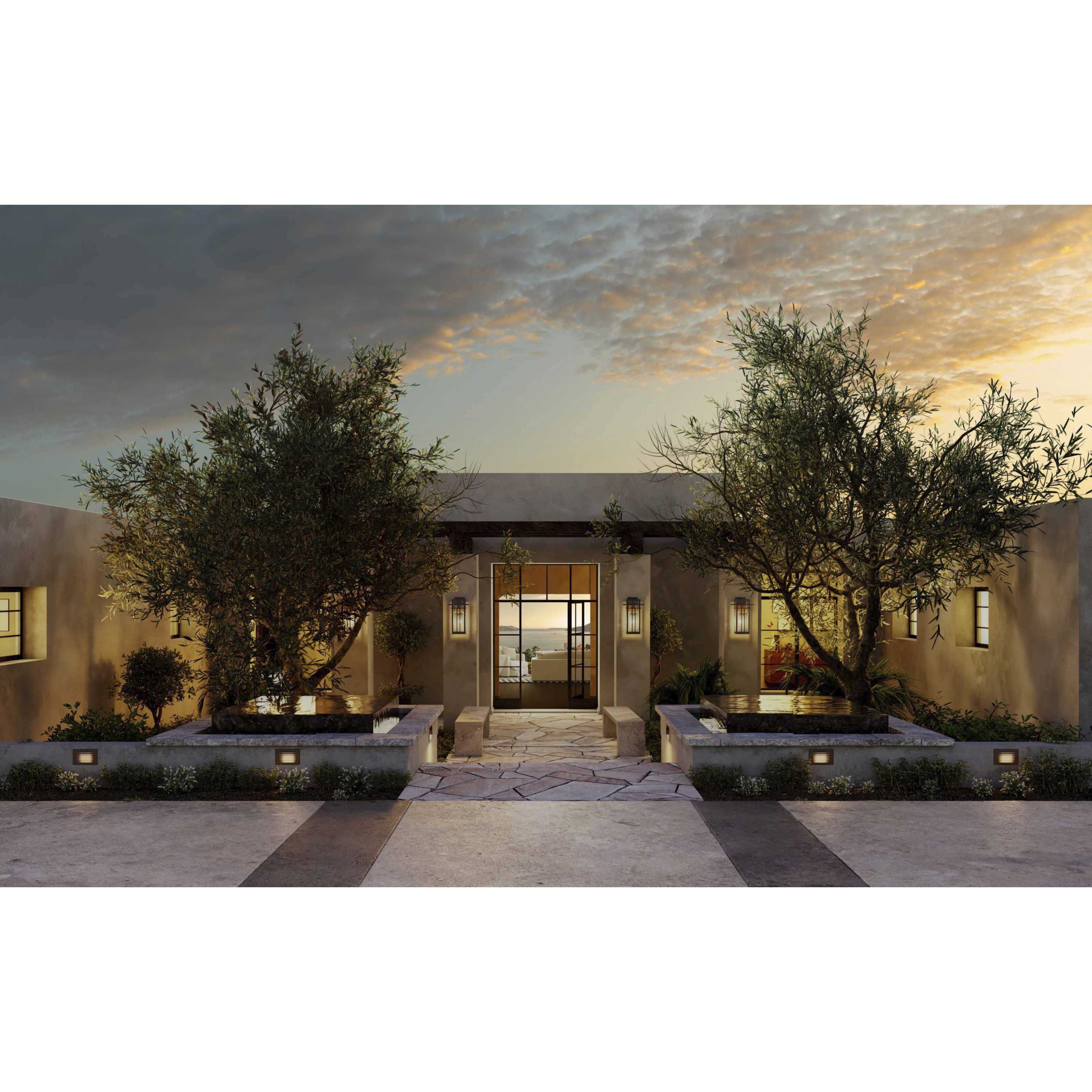 Boxwood 1 Light 17 inch Antique Bronze Outdoor Wall Lantern, Large