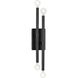 Arya 4 Light 20 inch Matte Black ADA Wall Bracket Wall Light, Design Series