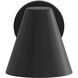 Mik 1 Light 6.25 inch Matte Black Outdoor Wall Light