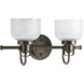Archie 2 Light 17 inch Venetian Bronze Bath Vanity Wall Light