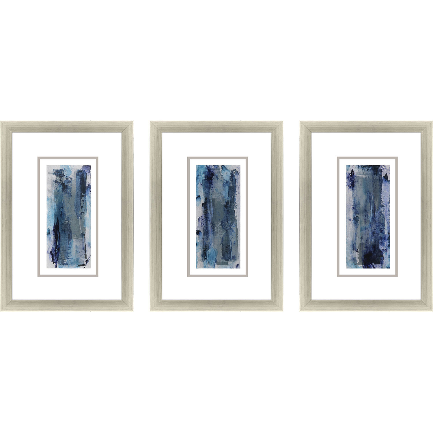 Inner Glimpse Blue and Green and Metallic and Turquoise Framed Art, The Studio