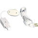 Alpha Trak Bright White Track Cord & Plug Set Ceiling Light
