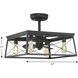 Briarwood 22 inch Matte Black Fandelier