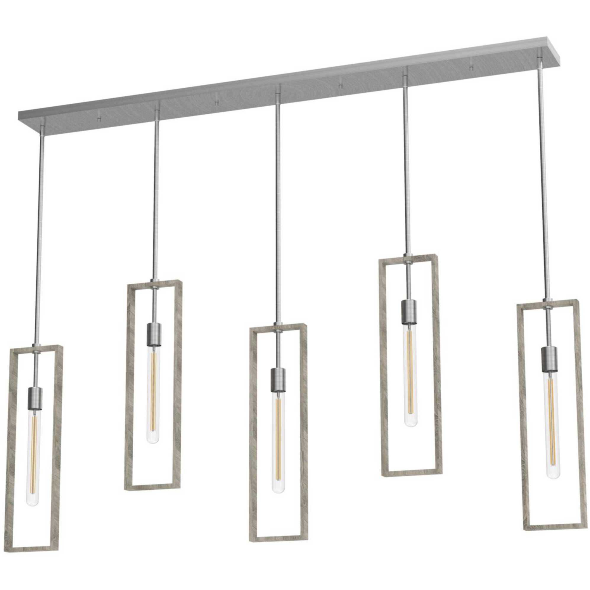 Boundary 1 Light 6 inch Brushed Nickel Pendant Ceiling Light, Design Series