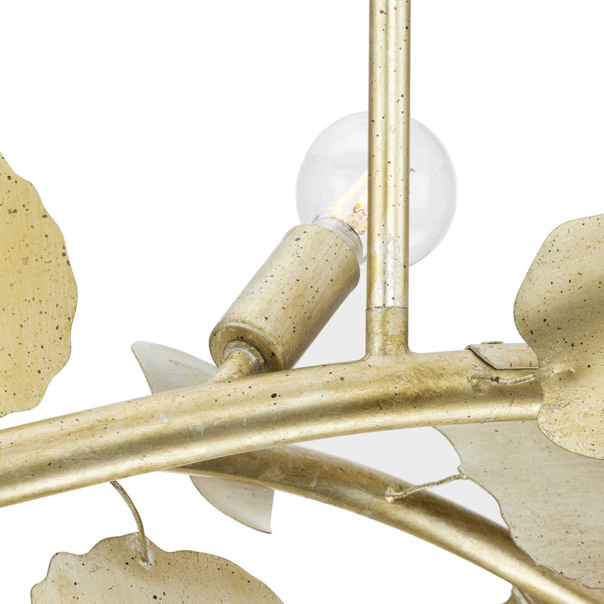 Laurel 7 Light 50.5 inch Gilded Silver Linear Chandelier