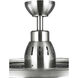 Sanford 24 inch Brushed Nickel Indoor/Outdoor Ceiling Fandelier, Progress LED