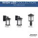 Wish LED LED 13 inch Textured Black Outdoor Wall Lantern, Medium, Progress LED