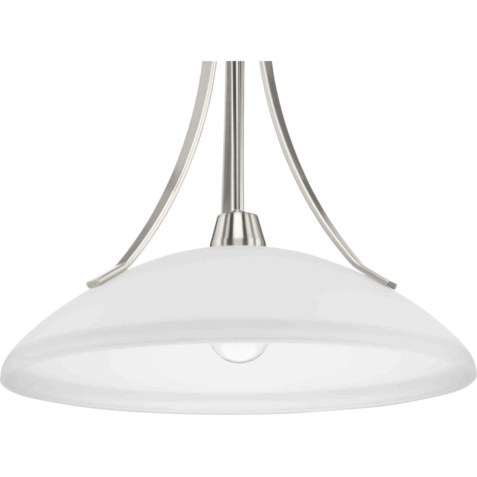Wisten 1 Light Brushed Nickel Pendant Ceiling Light