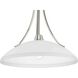 Wisten 1 Light Brushed Nickel Pendant Ceiling Light