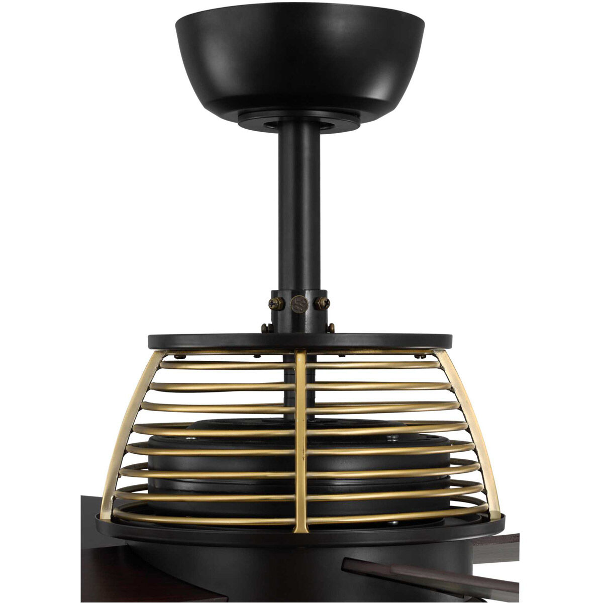 Shaffer 56 inch Architectural Bronze with Driftwood/Natural Cherry Blades Ceiling Fan