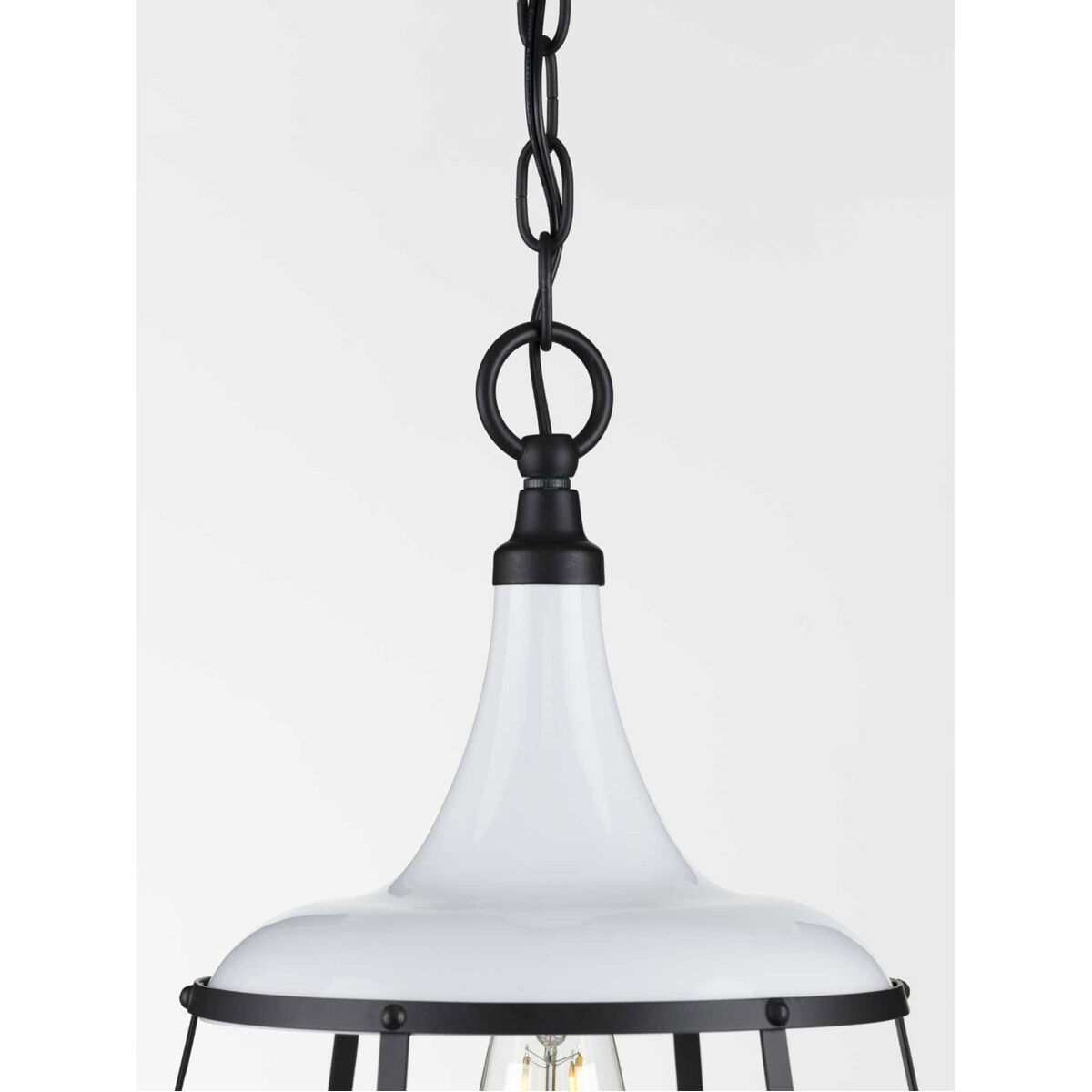 Bastille 1 Light 12 inch White Pendant Ceiling Light