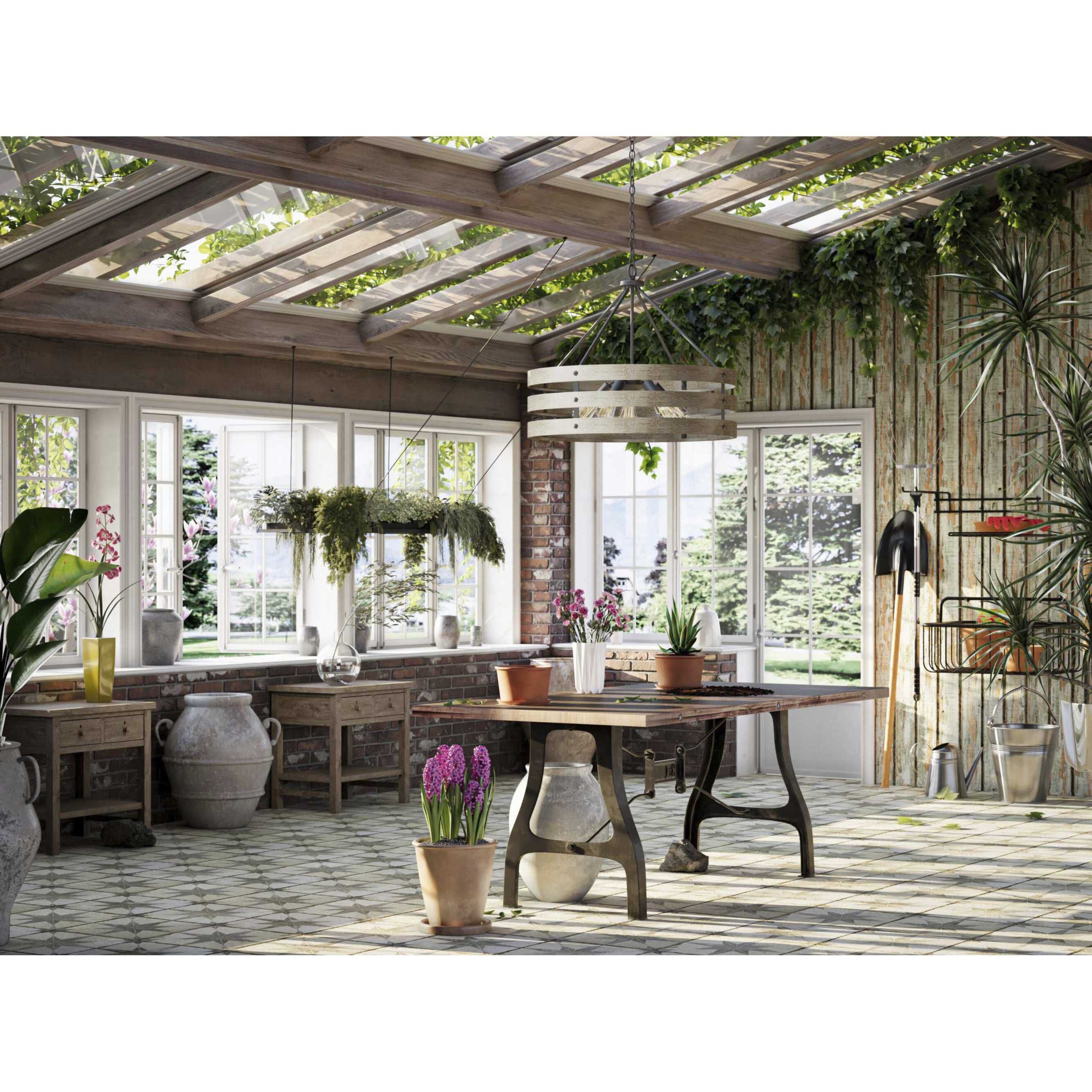 Gulliver 5 Light Graphite Pendant Ceiling Light