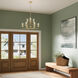Merry 9 Light 28 inch Brushed Gold Chandelier Ceiling Light