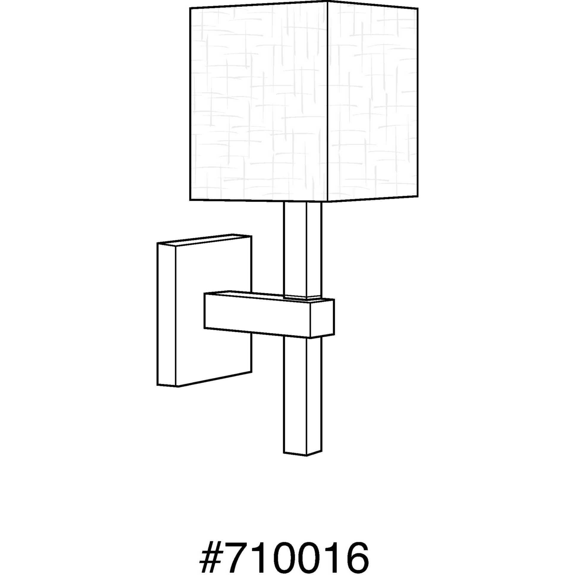 Metro 1 Light 6 inch Brushed Nickel Wall Sconce Wall Light, Design Series