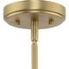 Tosca 6 Light 41 inch Brushed Bronze Chandelier Ceiling Light, Design Series