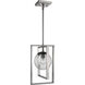 Atwell 1 Light 8.25 inch Brushed Nickel Pendant Ceiling Light