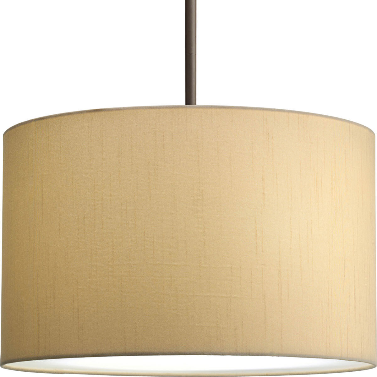 Markor 16 inch Beige Silk Pendant Ceiling Light