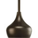 Kiss 1 Light 5 inch Oil Rubbed Bronze Mini-Pendant Ceiling Light