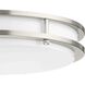 Abide LED LED 14 inch Brushed Nickel Flush Mount Ceiling Light, Medium, Progress LED