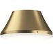 Avra 2 Light 11 inch Brushed Gold Flush Mount Ceiling Light