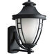 Fairview 1 Light 18 inch Black Outdoor Wall Lantern