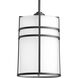 Format 1 Light 9 inch Black Outdoor Hanging Lantern