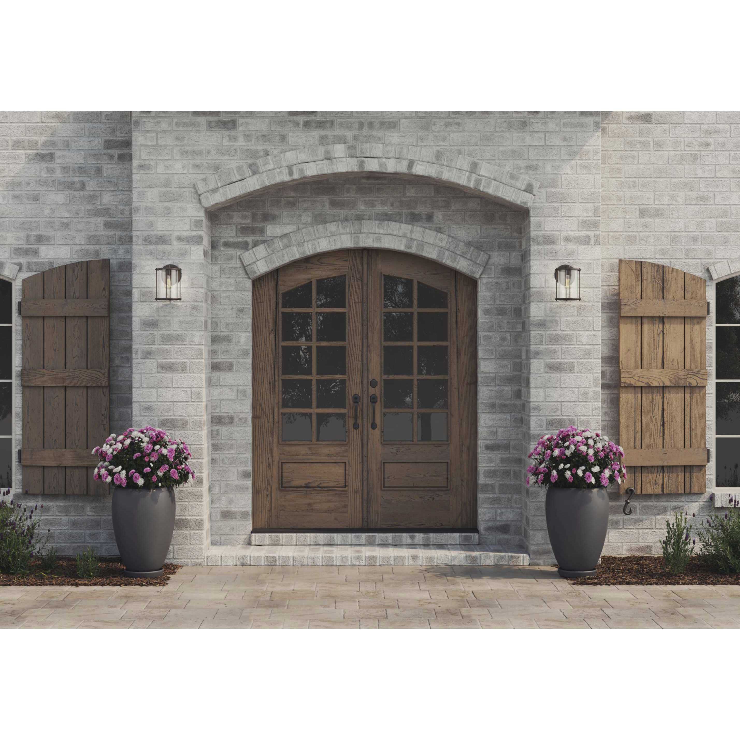 Gunther 1 Light 12 inch Antique Bronze Outdoor Wall Lantern, Large