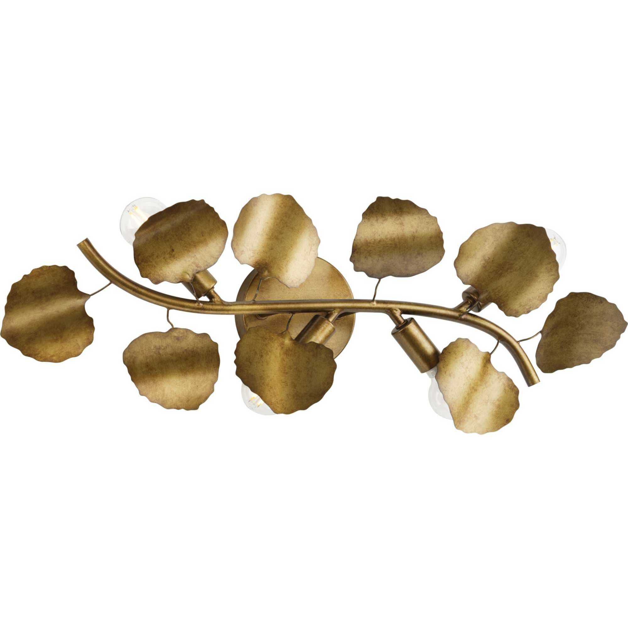 Laurel 4 Light 9 inch Gold Ombre Wall Bracket Wall Light, Design Series