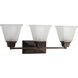 North Park 3 Light 23 inch Venetian Bronze Bath Vanity Wall Light